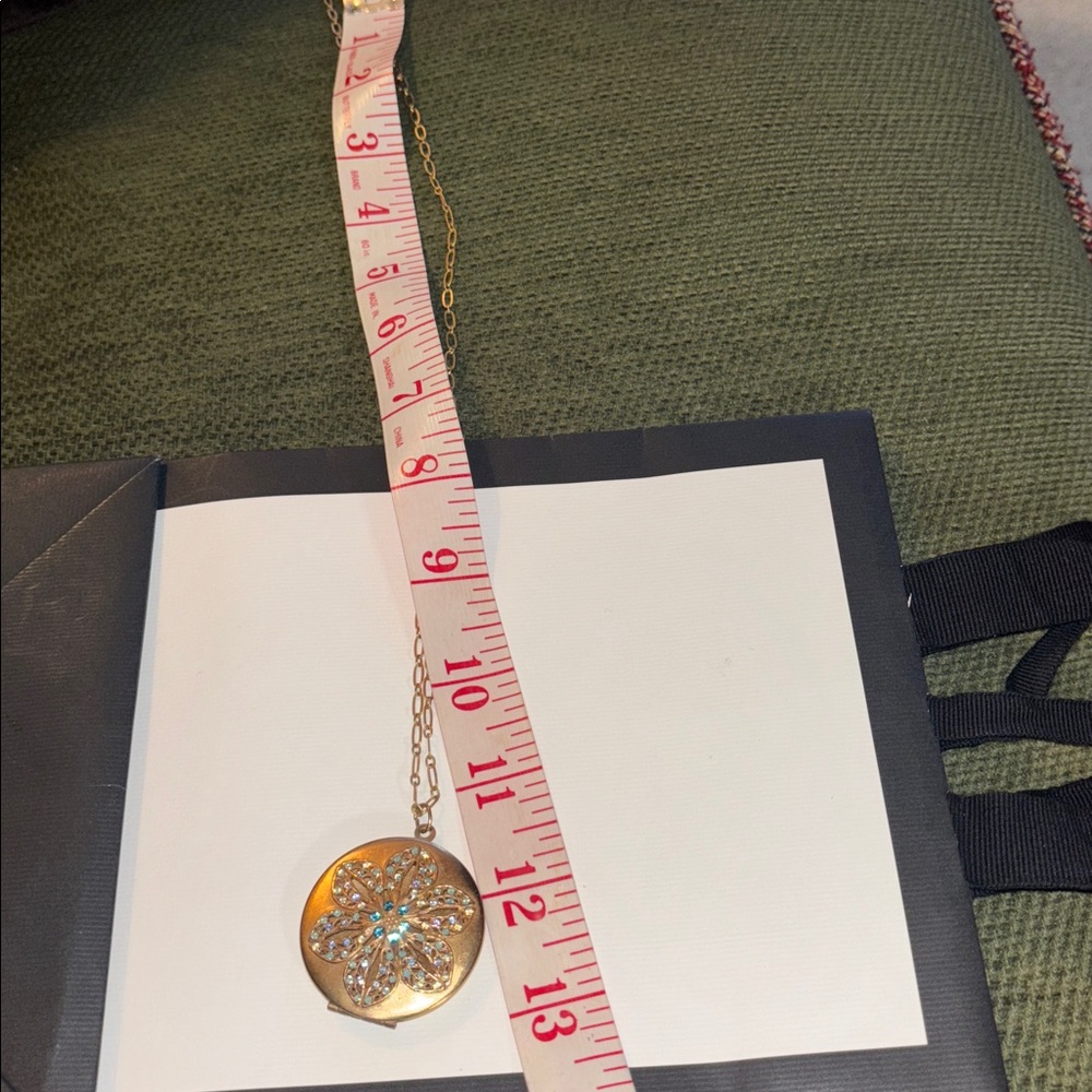 Catherine Popesco for La Vie Pariesenne Gold Floral Locket Necklace - Picture 8 of 10